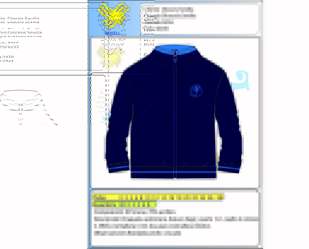 0225 Chaqueta semicisne 70acri30lan, bor